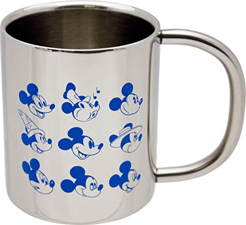 ヤクセル ディズニー マグカップ 二重マグ ステンレス 300ml MM90 TrueOriginal 81197