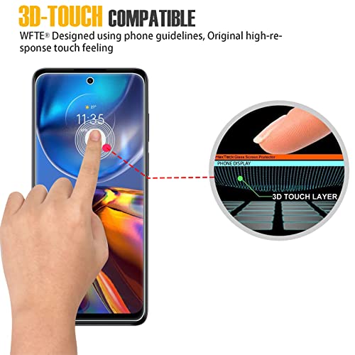 WFTE [2-Pezzi Vetro Temperato per Motorola Moto