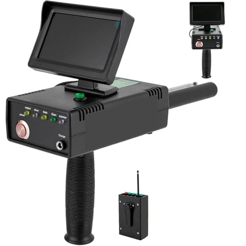 Detector de metales de mano con pantalla LED 3D, alta precisión para la búsqueda de tesoros subterráneos, detecta metales preciosos de hasta 50 metros de profundidad