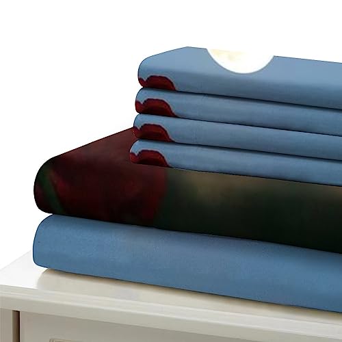 Housse de couette microfibre de qualité supérieure parure de lit 3D fleurs - 6