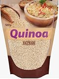 HACENDADO Quinoa, 500g, Glutenfrei, Reich an Proteinen und Ballaststoffen, 100% Quinoa-Körner, Naturprodukt. Pack de 3