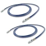 AUTOKAY Stainless Rear Flexible Brake Lines Replacement Kit Fits for Honda Civic EK 1996-2000