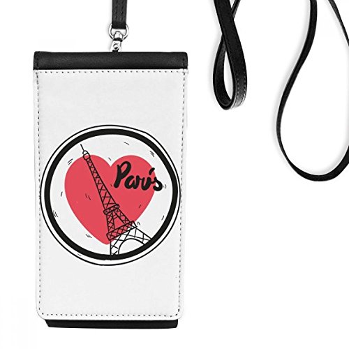 Téléphone Portable Sécurisé avec ce Porte-Monnaie Suspendu Cuir Noir Paris