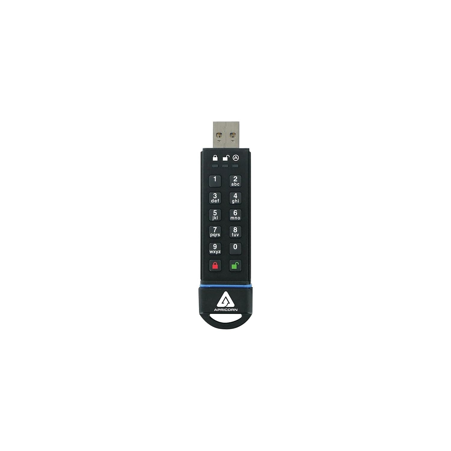 Apricorn Aegis Secure Key 16GB FIPS 140-2 Level 3 - Chiavetta USB 3.0 con crittografia hardware a 256 bit Flash Drive (ASK3-16GB)