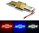 Jobssport Compatible with Chevrolet Emblem 5D LED Car Emblem Trunk Logo Light Badge Lamp Emblem...