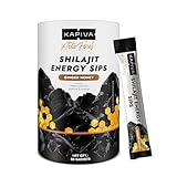 Kapiva Shilajit Honey Sticks, 7500mg Pure Shilajit, Easy-to-Consume On-the-Go Sticks, Energy & Stamina Support, Ginger Honey Flavor, 30 Count