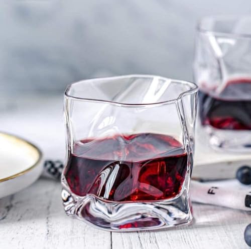 Image of Premium 300 ML Water & Juice Drinking Glasses Set of 6 Vintage Glassware Set for Juice, Cocktail, Mocktail,Whisky All Beverages Everyday Uses for Gift (6, MT-29)