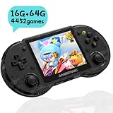 mini retro games [BATERÍA DE GRAN CAPACIDAD DE 3500 MAH]: batería de litio de gran capacidad de 3500 mAh incorporada. Tiempo de espera prolongado y batería de larga duración. Soporta hasta 6 horas de juegos. Admite carga rápida mediante el uso de un cable USB. Te trae mucha felicidad durante el viaje o viajes de larga distancia.