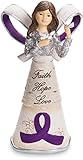 Pavilion Gift Company 82392 Ribbon Awareness Angel Figurine, 5
