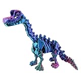 PowerTRC 3D Printed Skeleton Brachiosaurus β Prehistoric Collectible Articulating Dinosaur 3D Figurine Desk Decoration for Teens and Adults, Made in USA