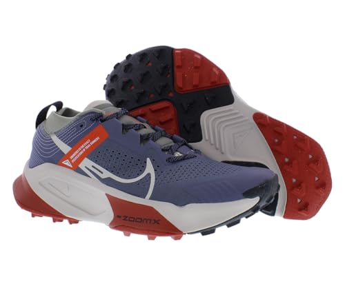 Nike ZoomX Zegama Trail Unisex Shoes Size 10.5, Color: Grey/Light Carbon2