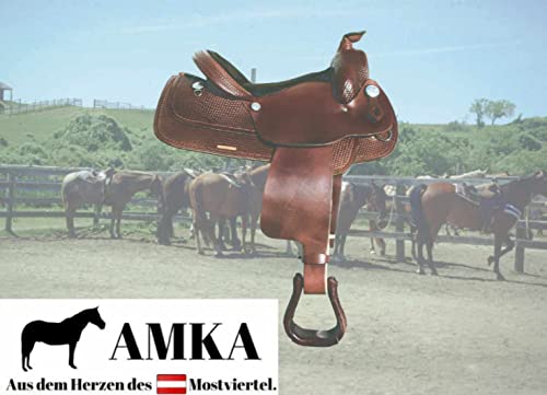 Western sotto il mento in pelle Curb Strap - Chin