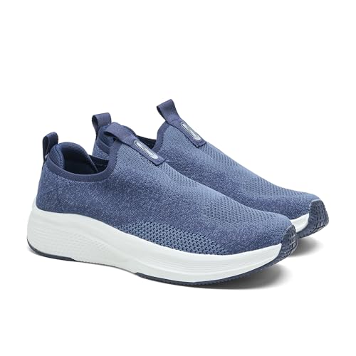 Image of ASIAN Wonderwalk Pro-21 Men's Walking Shoes | Lightweight Slip-On Sneakers with Arch Support | Memory Foam Soft Cushion Insole, Breathable & Flexible Shoes for Gym, Travel & Walk
