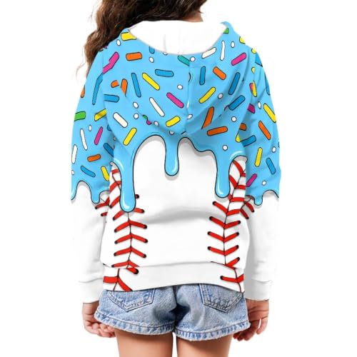 Image of Biyejit Kids Novelty 3D Graphic Printed Hooded Sweatshirt