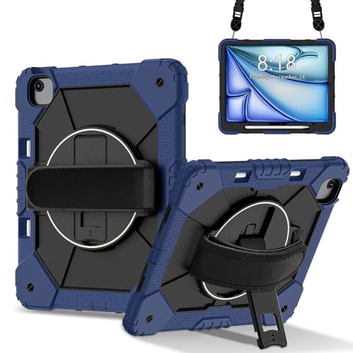 Protection iPad Air 13 M4 coque antichoc robuste avec bandoulière
