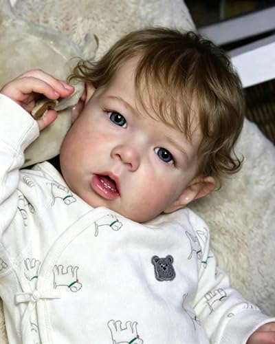 Muñeco Bebé Realista Reborn 22" Cuerpo Completo Niño miniatura 2