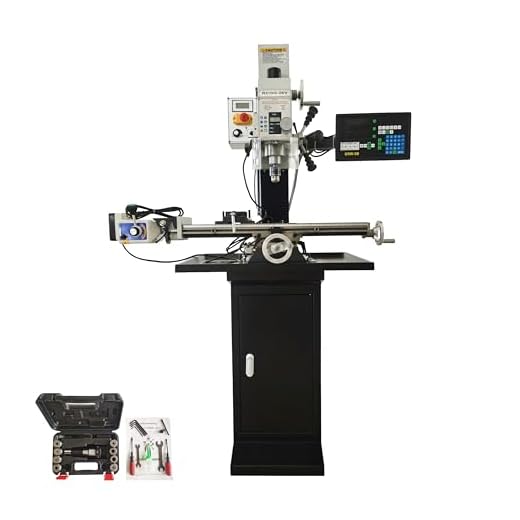 JARYANNIX 1300W R8 Mill with Power Feed