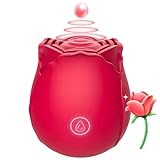 Rose Viboator for Women, 10 Modes, Delivered Within 2-4 Days - Red Rose-BF1331