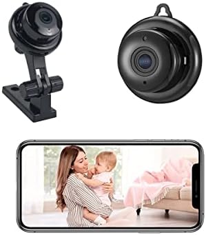 X W EI UNION Video Baby Monitor with Smartphone WiFi Home Security Camera with Two-Way Audio Night Vision, Indoor Camera Pet Dog Camera Nanny Cam