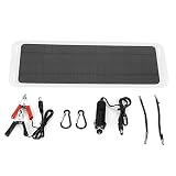 sZeao Solarpanel Batterie 20W 12V Solarpanel Ladegerät Tragbare wasserdichte Monokristalline Batterie Für Auto Caravans Camping Reisen