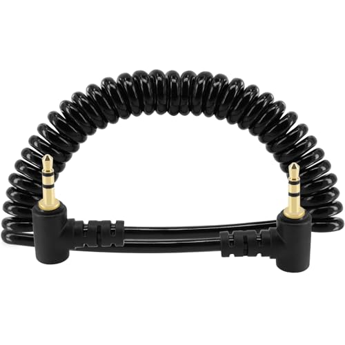 Cable Adaptador de Audio 2,5 mm en Espiral, Pack 2 miniatura 6
