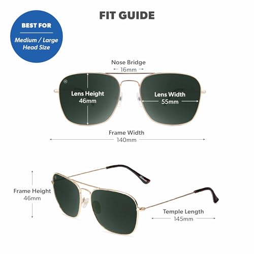 Image of Knockaround Polarized Navigator Sunglasses for Men & Women - UV Protection