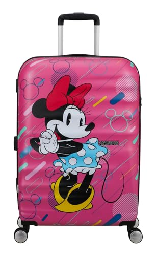 American Tourister Wavebreaker Disney FL - Spinner M, valigia, 67 cm, 64 L, multicolore (Minnie...