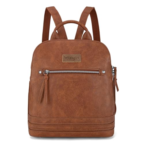 Image of Montana West Wrangler Backpack Purse for Women Mini Backpack Purse Cute Ladies Bookbag Travel Work Daypacks Bags WG186-9116BR