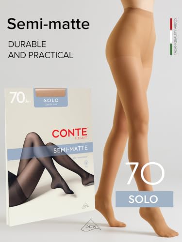 Image of Conte Classic Comfort Semi Opaque Tights Solo 70 Den