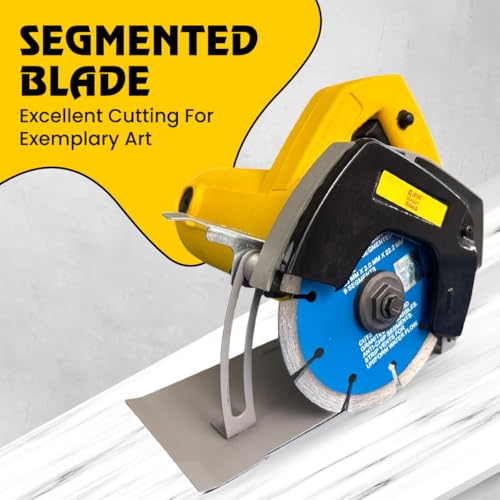 Image of Jon Bhandari Tools Marble Cutter Machine 1100W, 11000 RPM - Heavy Duty 220V Electric Tile Cutter with 110mm & 125mm Blades - Power Tool for Cutting Marble, Granite, Stone, Wall, Concrete & Tiles