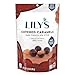 LILY'S Dark Chocolate Style No Sugar Added, Covered Caramels Bag, 3.5 oz