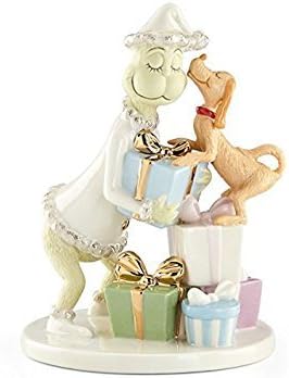 Lenox Max Steals A Kiss From Grinch Figurine