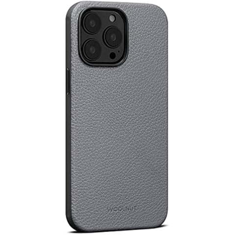 Woolnut Leather Case Cover for iPhone 14 Pro Max - Grey Cover