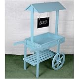 [GZGZ] フラワースタンド 屋外 フラワーラック 花棚 植物棚 盆栽棚 屋台 棚 庭 レトロ F アンティーク 植物スタンド 園芸ラック 木製 園芸 ブルー 盆植え 木製 屋外 室内 盆置き台 飾り台 花台 架台 プランターボックス ガーデン はしごラック 多機能収納ラック