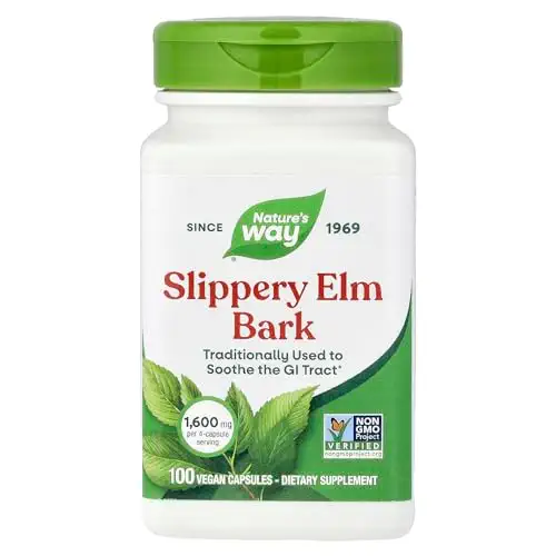 Nature's Way Slippery Elm Bark, 100 Count