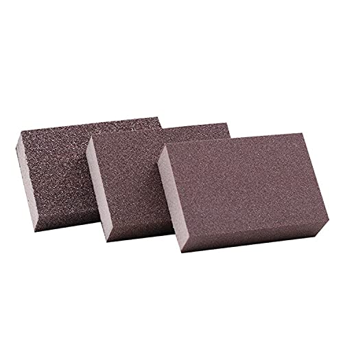 Generic Grit 80 120 180 240 320 600 1000 Wall Grinding Sponge Sand Block Sandpaper Craft Model Paint Polished Sand Brick Kitchen Cleaner