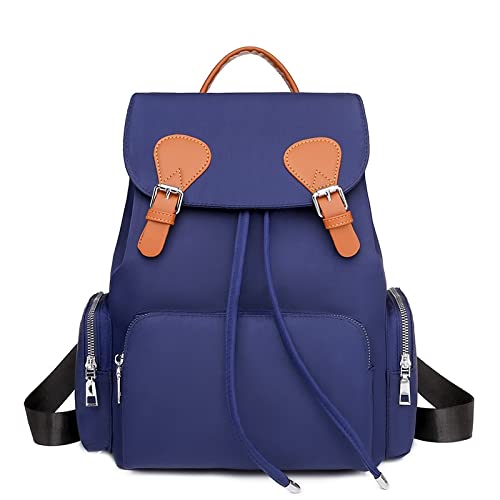 Plecak Pakiet kobiet plecak moda moda bagpak na ramię Back Bag Bag plecaki dla dziewcząt księgarń plecak plecak (Color : Blue with orange)