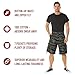 RothRothco Vintage Utility Cargo Shorts - High-Capacity Storage for Outdoor Essentials - Tiger Stripe Camo, M