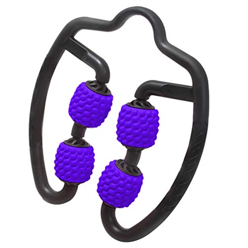 Massageador de rolo de espuma Besportble, haste de espuma, relaxador muscular, ponto gatilho, pantur