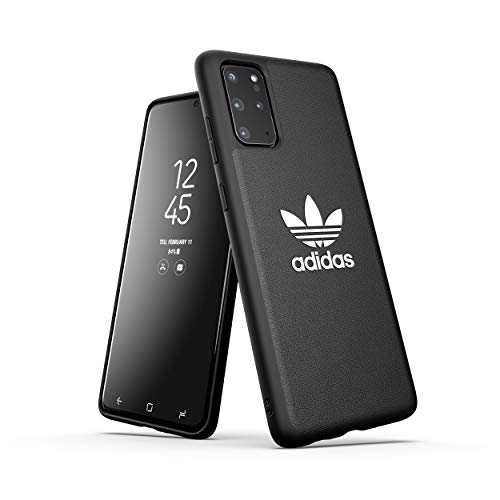 adidas Coque de Protection Originale conçue pour Samsung Galaxy S20+ avec Logo trèfle - Noir