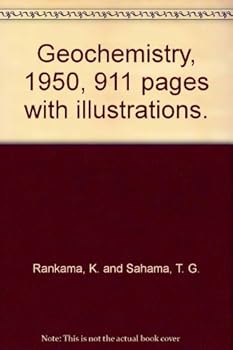 Hardcover Geochemistry, 1950, 911 pages with illustrations. [Italian] Book