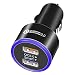Produktbild ZUZU Car Charger, 3A Dual USB Ports Fast Car Charger Adapter Aluminum mit Samsung Galaxy S10 S9 S8 Plus Note 9 8 S7, iPhone XS Max XR X 8 7 6S 6, iPad, LG G5 G6 V20