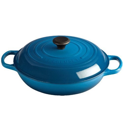 Amazon.co.jp: Le Creuset 特製エナメル加工鋳鉄製ブレゼ鍋 丸形 5