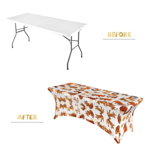Nappe extensible élasthanne pour table 1,8m lavable sans repassage