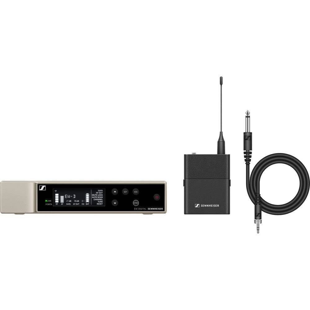 Sennheiser EW-D CI1 Set Digital Wireless Instrument System (R1-6: 520 to 576 MHz) Bundle with Auray WSB-1S Carrying Bag and XLR-XLR Cable