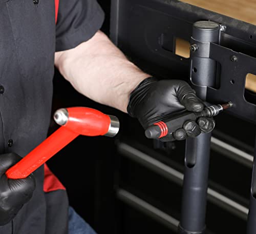 Ares 10025-3/8-Inch Drive Mini Hex Grip Manual Reversible Impact Driver – S2 Bits – Slotted 1/4, & 5/16 Bits - Phillips Ph2 & Ph3 Bits – 5/16 Slotted And Ph2 Phillips Extra Long Bits #TOP5