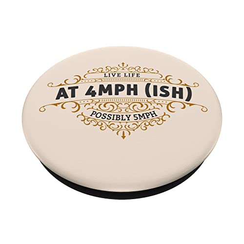 Narrowboat Design & Canal Boat Idea For Men & Boat Owners PopSockets Swappable PopGrip, Black - Image 2