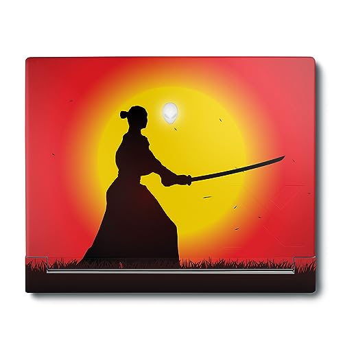 Image of MightySkins Skin Compatible with Alienware X16 R1 (2023) Full Wrap Kit - Sunset Samurai | Protective, Durable, and Unique Vinyl Decal wrap Cover | Easy to Apply & Change Styles | Made in The USA