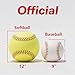 OMYOPY 2 Pack Blank Hard Baseballs Solid Cork Core, 9 Inch Baseball Balls Unmarked Autographs Baseball for League Play, Pitching, Hitting, Batting, Fielding, Autograph, Gifts