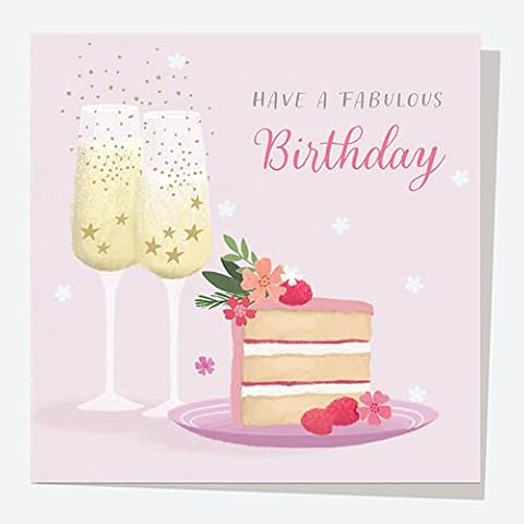 Dotty about Paper Birthday Card with Drinks and Cake Cover